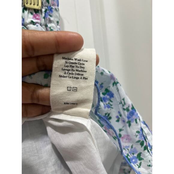 LoveShakeFancy Memphis Mini Skirt in Blue Jay Song Sz 00 P - Picture 7 of 9